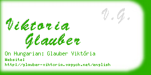 viktoria glauber business card